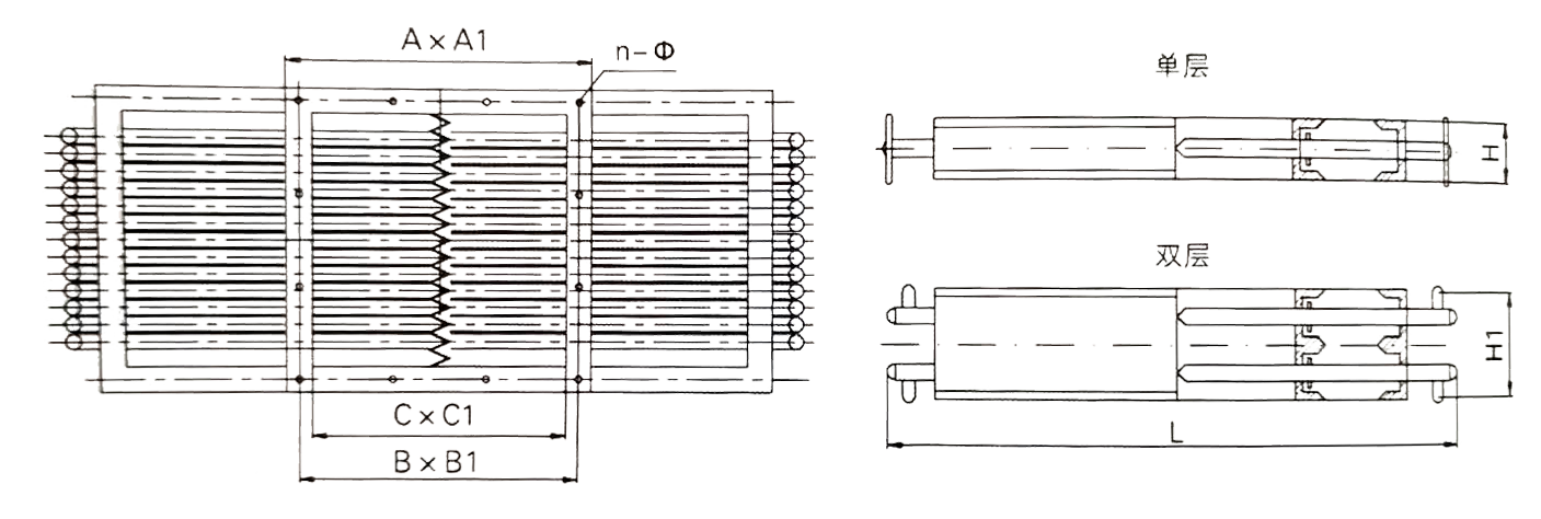 LB-I單層棒條閥 LB-I單層棒條閥