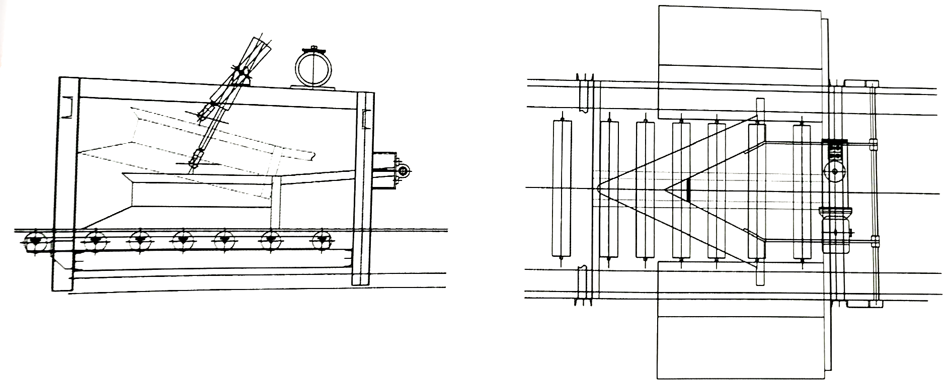 DYTN-III門架式電液動犁式卸料器 DYTN-III門架式電液動犁式卸料器